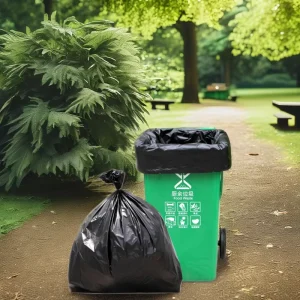 China Manufacturers Plastic Rubbish Bin Garbage Bags Heavy Duty Trash Can Liner
