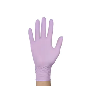 China Manufacturers Purple Nitrile Gloves Powder-Free Disposable 100 Pcs Household Kitchen Use