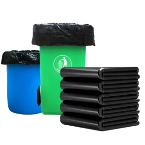 China PE Mesh Trash Bags Heat-Seal Gravure Printed Disposable Customizable Household Use