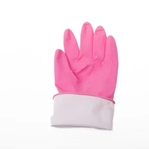 China Resistant Gloves Flocklined Household Rubber cleaning Glove