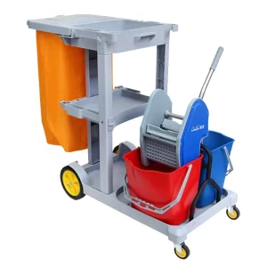 China Storage Professional Multifunctional Cleaning Cart Service Trolley With Price