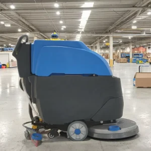 CleanHorse X3 Walk Behind Hand Push Floor Scrubber Machine Electric Commercial Concrete Floor Cleaning Machine 530mm Width