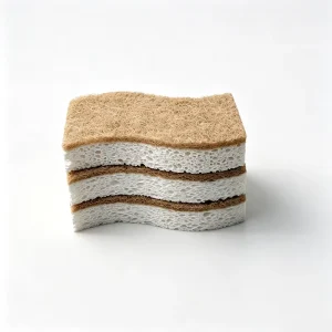 Cleanfull Plant Based Compostable Cellulose Coconut Scrubber Kitchen Tools Cleaning Sponge & Scouring Pads