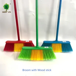 Cleaning Brush, Broom and Dustpan Set with Broomstick