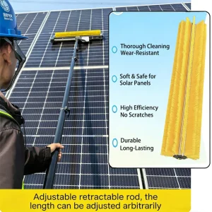 Cleaning Brush Tools Washing Brushless Photovoltaic Solar Panel Cleaning Machine
