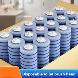 Cleaning Brush with Disposable Sponge Replacement Heads (36 Pieces Per Pack)
