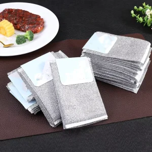Cleaning Cloth Towel with Steel Wire Wipe Technique for Cleaning Pots Dishes Kitchen Tool Cotton Dishwashing Scouring Pad