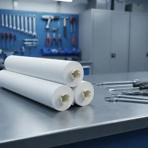 Cleaning Industrial Wiping Cloth 55% Woodpulp+45% Polyester Cleaning Wipes Paper Roll for Thermal