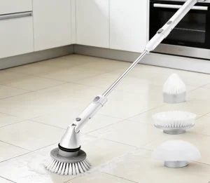 Cleaning Products Adjustable Cordless Foam Cleaner Shower Cleaning Brush Toilet Cleaner Extension Handle for Bathroom Floor