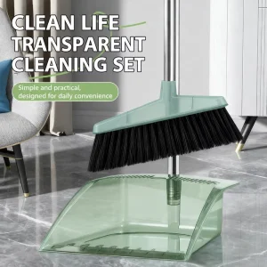 Cleaning Tool Set with Four-Layer Thick Dense Bristles Upright Standing Space-Saving Design