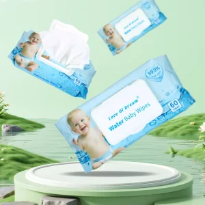 Cleansing Disposable Baby Wet Wipes Natural Organic Sensitive Wipes for Baby 80pcs
