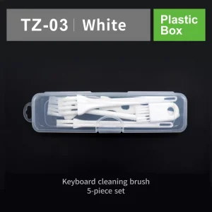 Clear Box and OPP Bag Small Nylon PBT Bristles Keyboard Cleaning Brushes Portable 5 Pcs Design for Laptop Computer Cleaning