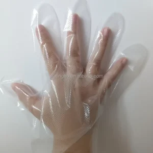 Clear Polyethylene TPE Gloves, Diamond-Textured, Waterproof, Oil-Resistant, Disposable, for Food and Dishwashing