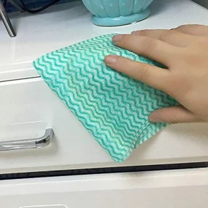 Clothes Cleaning Brush Topeco Clean Reusable Eco Friendly Kitchen Cleaning Cloths Non Woven Rectangle Rags Daily Use 20g Stocked