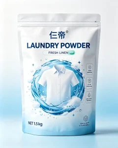 Clothes Laundry Powder 1.5kg Fresh Linen Scent Deep Stain Removal Washing Powder for Clothes