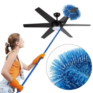 Cobweb Duster Head with Extendable Telescopic Handle for Ceiling Fans