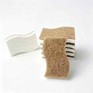Coconut Cellulose Kitchen Dishwashing Sponge Scouring Pad