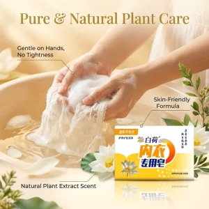 Cold Water Dissolving Underwear Soap Bar Powerful Stain Remover for Lingerie and Panties Gentle Hand Wash Laundry Soap