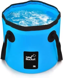 Collapsible Cloth Bucket 5 Gallon 20L Portable Folding Multipurpose Water Wash Basin