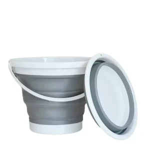 Collapsible PP Plastic 10L Eco Friendly Folding Bucket for Outdoor and Fishing Use Household Cleaning Tools with Custom Logo