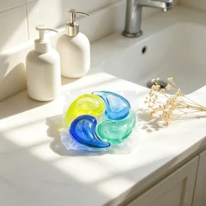 Color Protection Disposable Eco-Friendly Laundry Pods, Anti-Fading, Anti-Bleeding, Deep Stain Cleaning, Odor Elimination