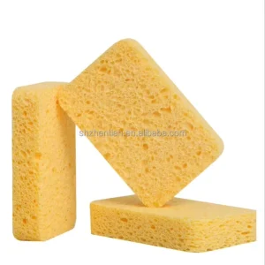 Colored Non-Scratch Cellulose Kitchen Dishwashing Sponge