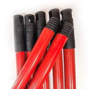 Colored PVC and Iron Metal-Coated Broom Stick