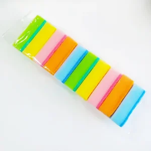 Colorful Durable Kitchen Sponge Scouring Pads Dished Cleaning Sponge Scrubber