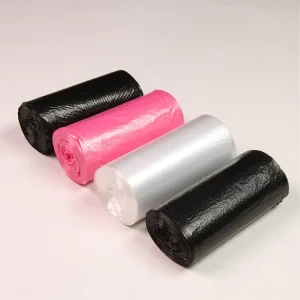 Colorful HDPE Trash Bags High Quality Plastic Bag Thick Plastic Roll with Heat Seal for Office and Home Use