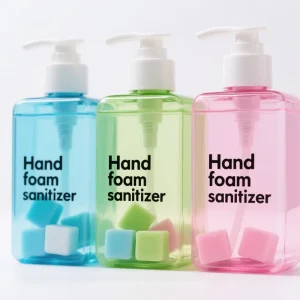 Colorful Hand Foam Sanitizer Hand Washing Tablet OEM ODM Customizable Formulas Fragrances Bottle & Packaging for Hand Hygiene