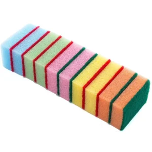 Colorful Kitchen Sponge Scouring Pads Dish Cleaning Sponge Scrubber