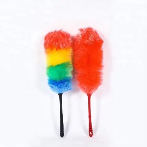 Colorful Plastic-Handle Duster for Car Interior, Home and Office Cleaning