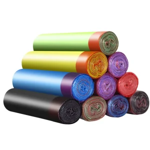 Colorful Tall Kitchen Drawstring 13-Gallon Trash Bags