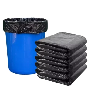 Colorful Thick Drawstring Kitchen Trash Can Liners on Roll for Home Office Use