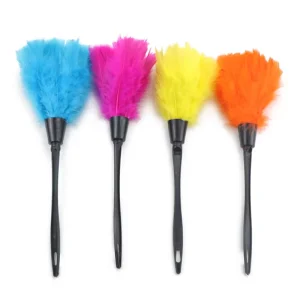 Colourful Turkey and Chicken Feather Dusters for Crafts Household and Car Cleaning