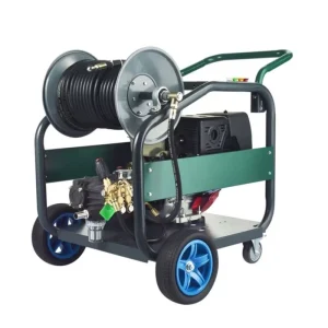 Commercial 150 Bar 30L Gasoline Pressure Washer and Drain Pipe Jetter for Sewer Cleaning