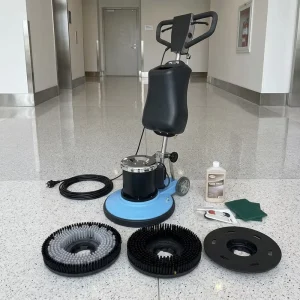 Commercial Cold Water Walk-Behind Single-Disc Floor Scrubbing Machine