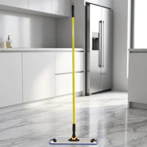 Commercial Flat Mop Aluminum Frame 360 Swivel Color-Coded Washable Pads for Hotel and Hospital Floor Cleaning