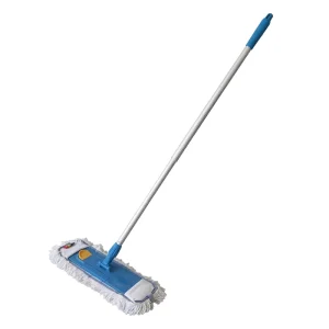 Commercial Flat Mop Telescopic Aluminum Rod Cotton Yarn Mop Pad for Office and Warehouse Cleaning