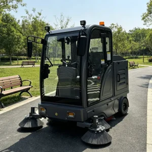 Commercial Floor Washing Equipment and Floor Sweeper with Double Brushes for Factory, Plant, Parking Lot, Community Road, Park and Square