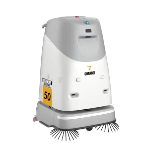 Commercial Industrial Autonomous Robotic Floor Scrubber for Mopping and Sweeping