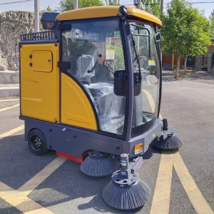 Commercial Industrial Electric Floor Sweeper for Workshops, Roads, and Streets