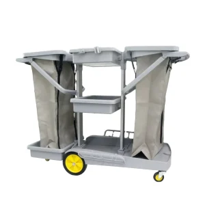 Commercial Janitorial Rolling Push Cart