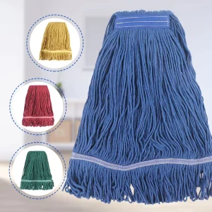 Commercial Loop-End Cotton Mop Head Refill for Wet Mopping