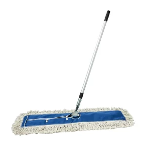 Commercial Mops Industrial Cotton Floor Dust Mop with Aluminum Alloy Rod Floor Magic Smart Mop Easy 180 Spin Cleaner NO.9621