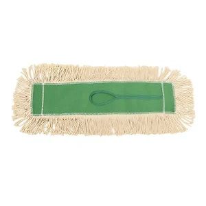 Commercial Replacement Color Coded Raw White Yarn Polyester Cotton Dust Mop Head for Hotel Property Cleaning