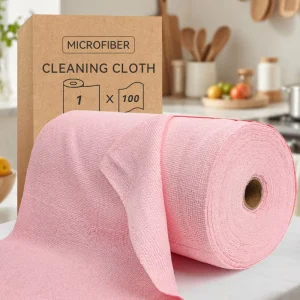 Commercial Reusable Microfiber Towel Roll for Hotel Restaurant and Kitchen Cleaning