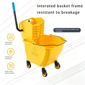 Commercial Thickened Mop Bucket Restaurant Floor Mopping and Water Squeezing Device Hotel Specific Water Press