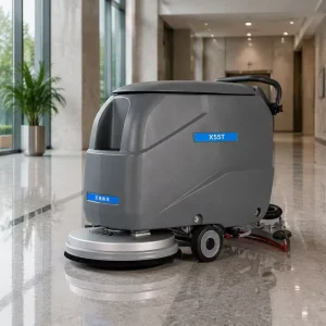 Commercial Walk-Behind Floor Cleaner Machine 100 AH Battery