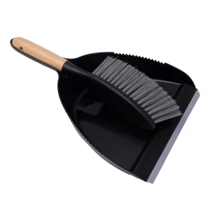 Compact Floor Brush with Handle, Mini Hand Broom and Dustpan Set